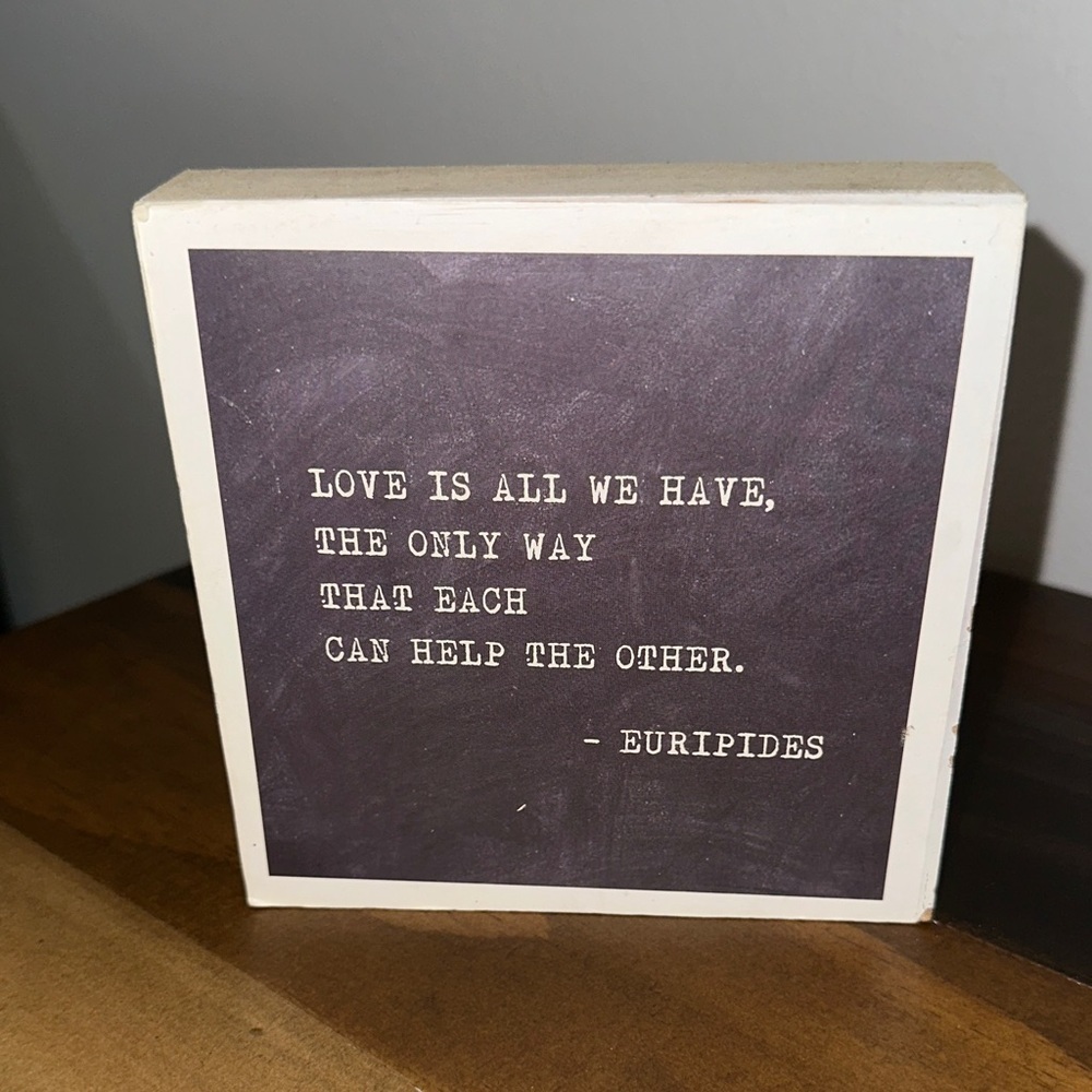LIMITED TIME $5 ITEM!! Inspirational Quote Wall Art - Black and White